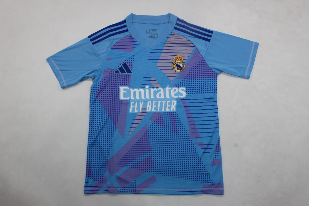 AAA Quality Real Madrid 24/25 GK Blue Soccer Jerseys